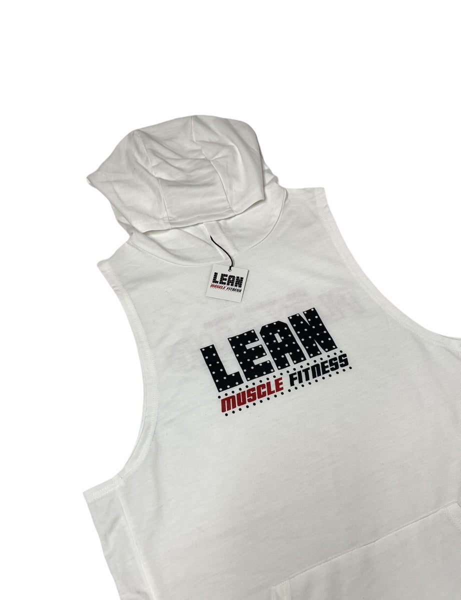 Flex Gang Sleeveless Hoodie 1.0 - White – LMF Apparel