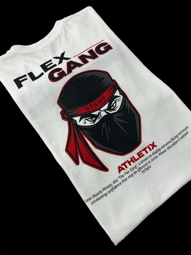 Flex Gang Ninja Classic Tee - White