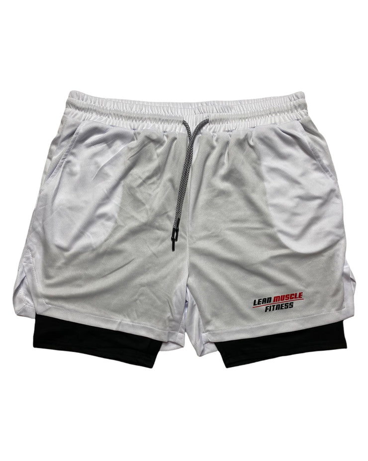 LMF Performance Shorts - White