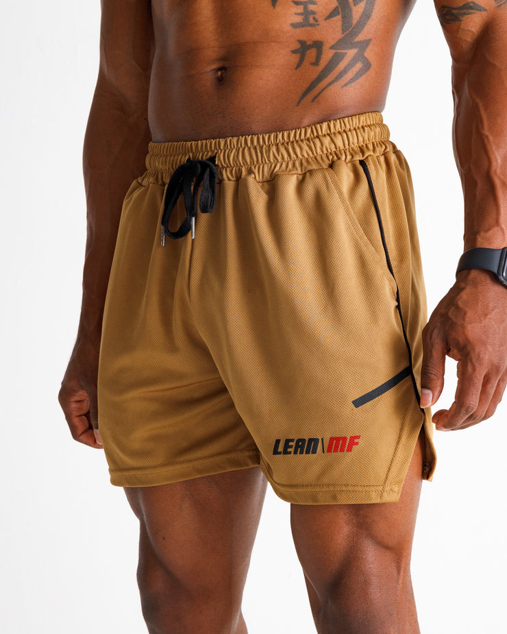 LMF Lightweight Summer Shorts - Gold