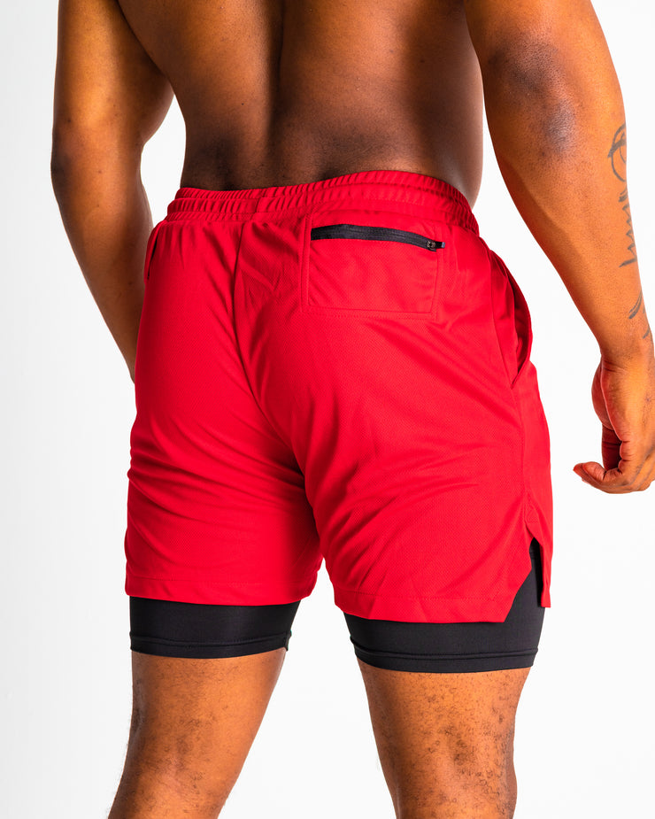 LMF Performance Shorts - Red