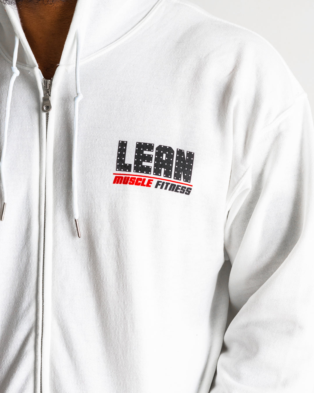 Flex Gang Full Zip Hoodie 1.0 - White – LMF Apparel
