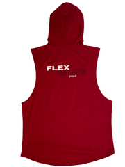 Flex Gang Sleeveless Hoodie 2.0 - Varsity Red