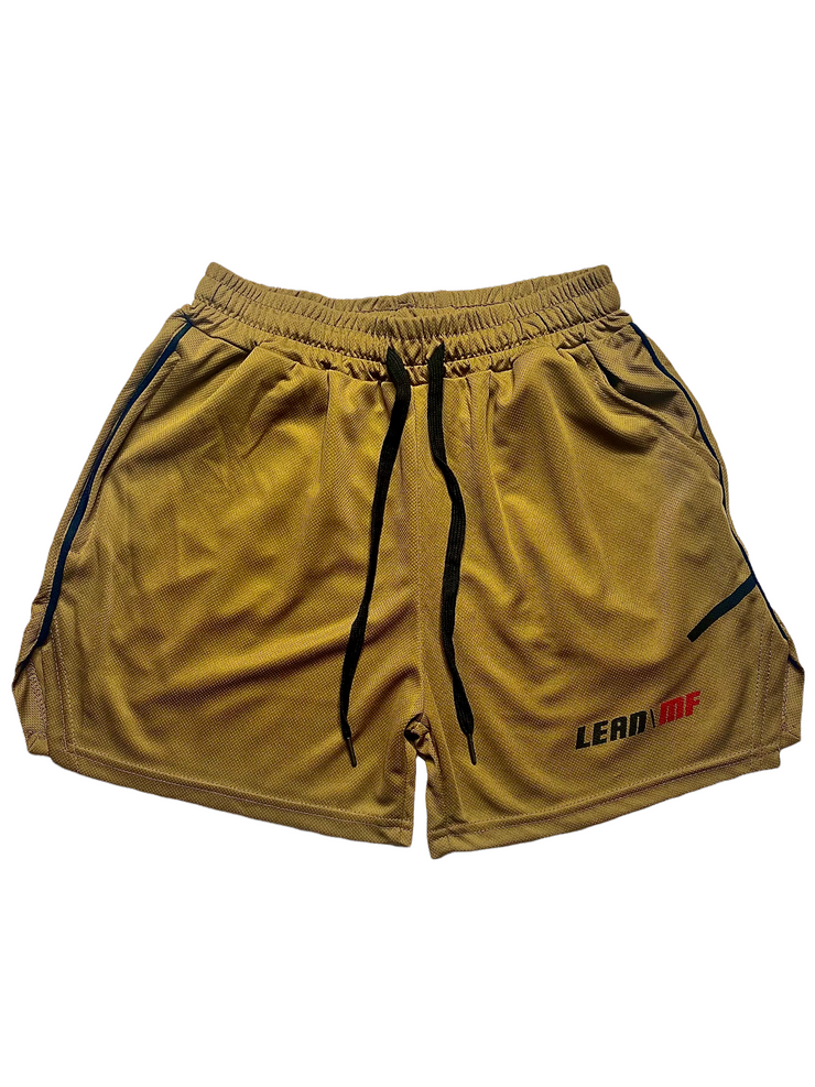 LMF Lightweight Summer Shorts - Gold