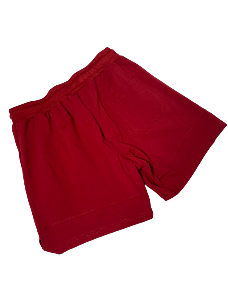 LMF Fitted Athletic Shorts - Red