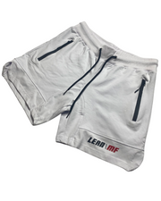 LMF Fitted Athletic Shorts - White