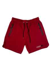 LMF Fitted Athletic Shorts - Red